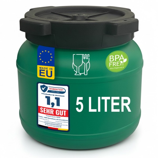 05 Liter Schraubdeckelfass
