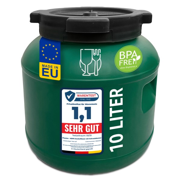 10 Liter Schraubdeckelfass