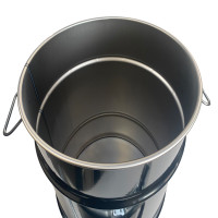 Vorschau: Stahlfass 60 Liter Deckelfass Tiefschwarz Vorschau: Stahlfass 60 Liter Deckelfass Tiefschwarz