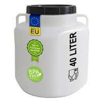 40 Liter Schraubdeckelfass eckig 40 Liter Schraubdeckelfass eckig