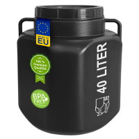 40 Liter Schraubdeckelfass eckig 40 Liter Schraubdeckelfass eckig
