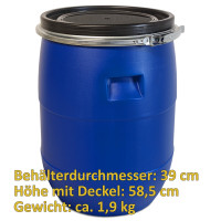 Vorschau: 60 Liter Deckelfass Made in EU Vorschau: 60 Liter Deckelfass Made in EU
